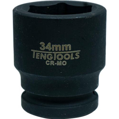 Teng 3/4in Dr. Impact Socket 34mm DIN