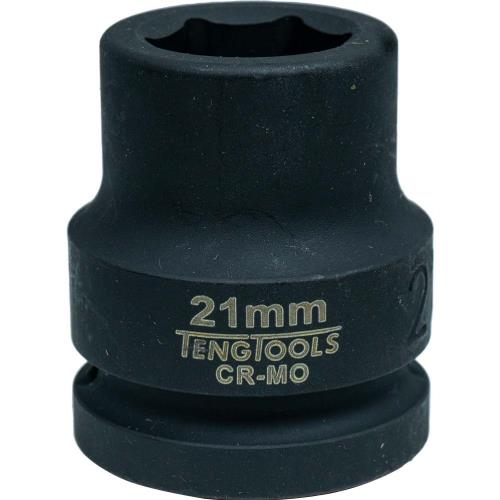 Teng 3/4in Dr. Impact Socket 21mm DIN