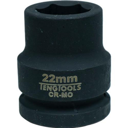 Teng 3/4in Dr. Impact Socket 22mm DIN
