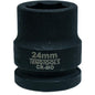 Teng 3/4in Dr. Impact Socket 24mm DIN