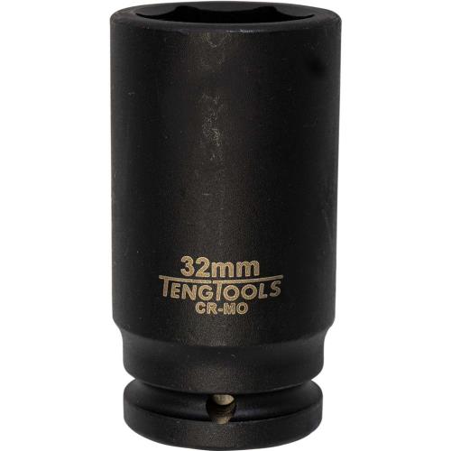 Teng 3/4in Dr. Deep Impact Socket 32mm DIN