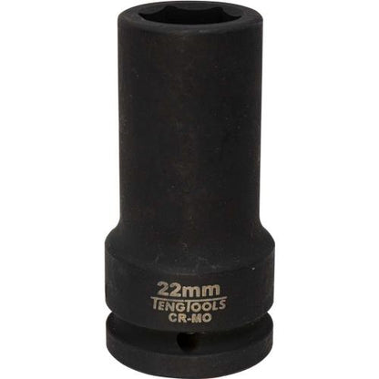 Teng 3/4in Dr. Deep Impact Socket 22mm DIN