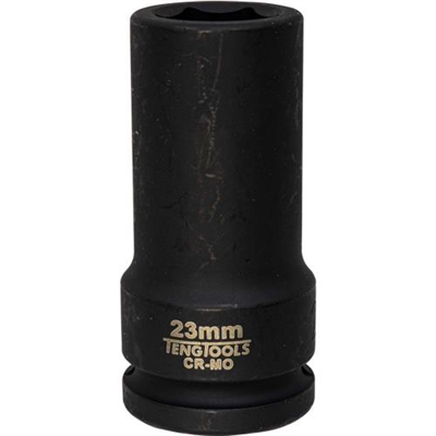 Teng 3/4in Dr. Deep Impact Socket 23mm DIN
