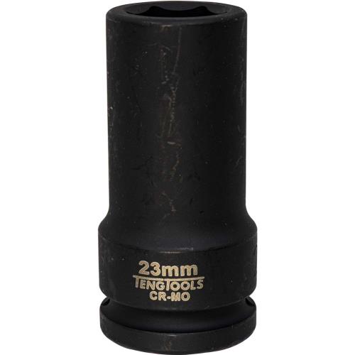 Teng 3/4in Dr. Deep Impact Socket 23mm DIN