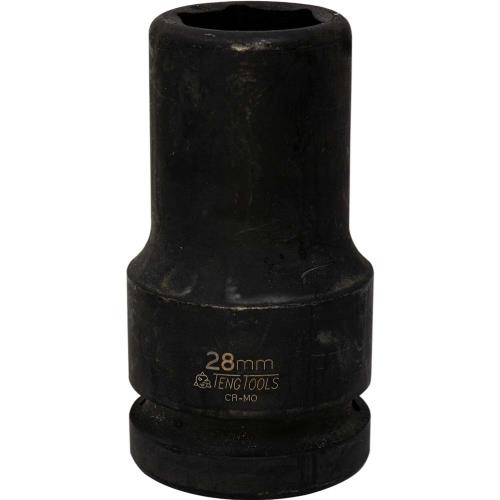 Teng 1in Dr. Thin Wall Deep Impact Socket 28mm Din