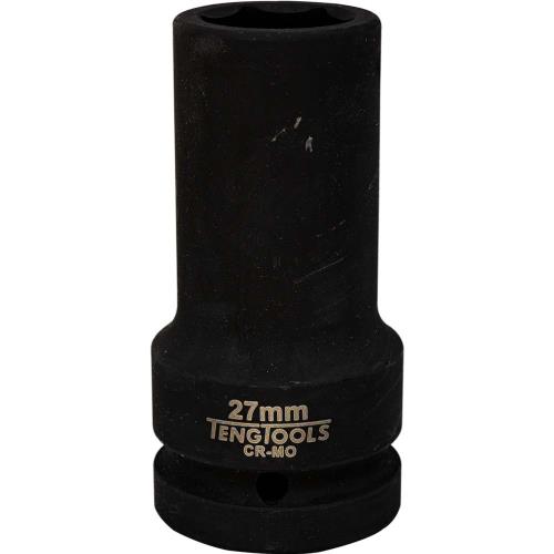 Teng 1in Dr. Thin Wall Deep Impact Socket 27mm Din