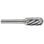 Holemaker Carbide Burr 3/4x1inx1/4in Round Radius End AC