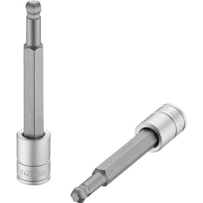 Teng 3/8in Hex Bit Socket Ball Point Long 8mm