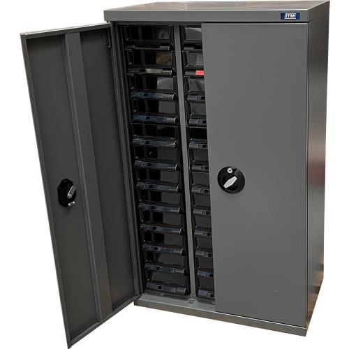 ITM Parts Cabinet, Lockable, Metal A5 36 Drawers