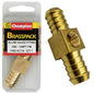 Champion In-Line Gauge Fittings Brass 5/8inH-1/4inNpt Female