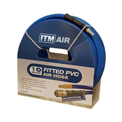 ITM Air Hose 10mm(3/8in) x 30M PVC Air Hose w/ Couplers