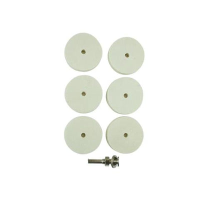M7 2in Felt Pad Conditioning Disc Kit - Blister Pack