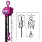 ITM Chain Block-Heavy Duty-1 Ton-6 Meter Lift