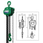 ITM Chain Block-Heavy Duty-2 Ton-6 Meter Lift