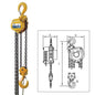 ITM Chain Block-Heavy Duty-3 Ton-6 Meter Lift