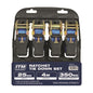 ITM Ratchet Strap-4 Pack-25mm Width-4M Length 350kg