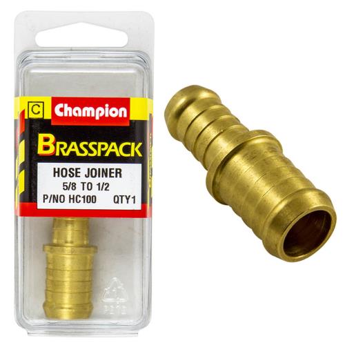 Champion Brass Hose Joiners - Reducing - 5/8in to 1/2in