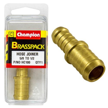 Champion Brass Hose Joiners - Reducing - 5/8in to 1/2in