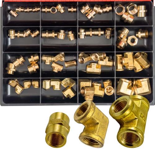 Champion 64pc Female Brass Hex Hose Joiner Assortment