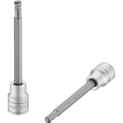 Teng 3/8in Hex Bit Socket Ball Point Long 6mm