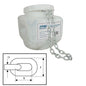 ITM Regular Link Chain-Electric Galv-25kg Drum-4mm Body