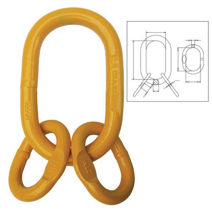 ITM G80 Recessed Enlarged Multi-Leg Master Link-32-36mmChain