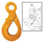 ITM G80 Eye Self Locking Hook-26mm Chain