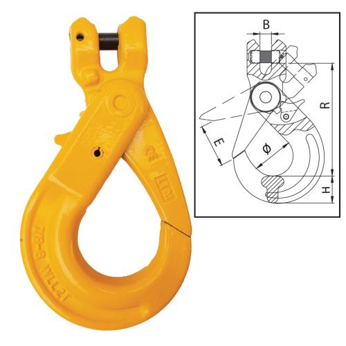 ITM G80 Clevis Self Locking Hook-20mm Chain