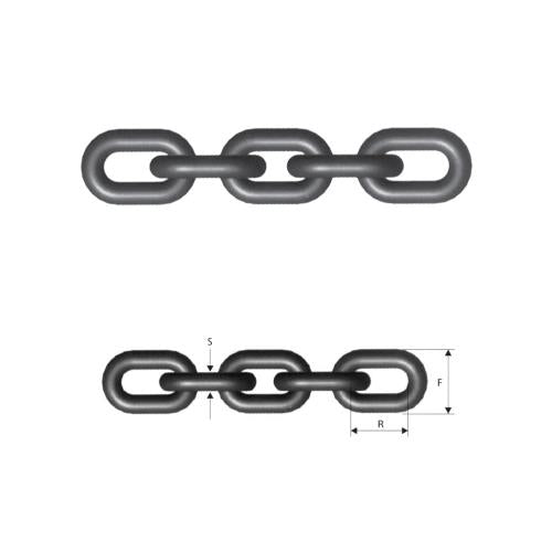 ITM G80 Lifting Chain-Electric Galvanised - 0.50T - 4mm Body