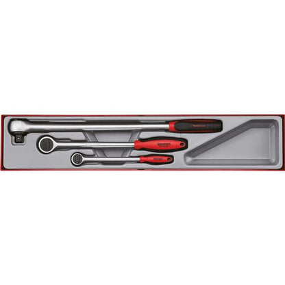 Teng 3pc Long Arm Ratchet Set TTX