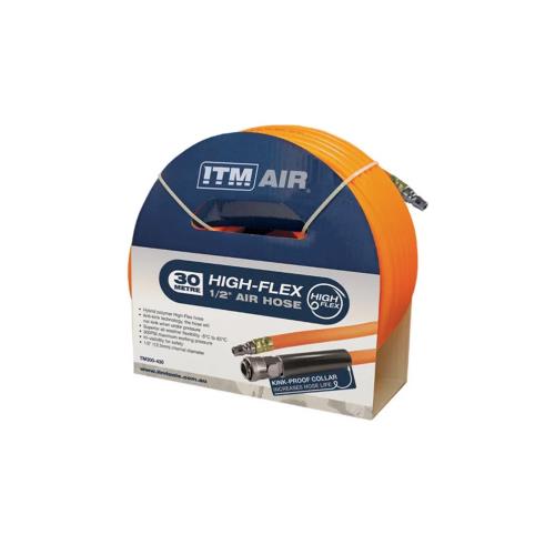 ITM Air Hose 12.5mm(1/2in) x 30M Hybrid Polymer w/ Fittings