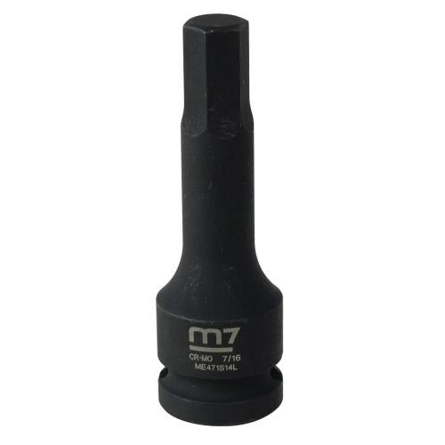 M7 Impact In Hex Socket, 1/2in Drive, 7/16in