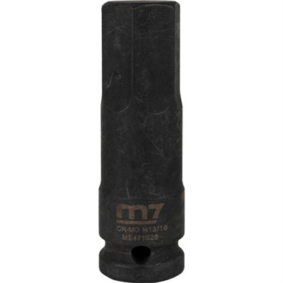 M7 Impact In Hex Socket, 1/2in Drive, 13/16in