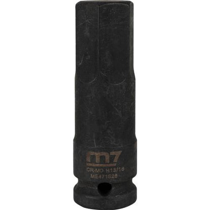 M7 Impact In Hex Socket, 1/2in Drive, 13/16in