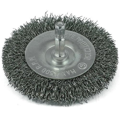 ITM Crimp Wire Spindle Mounted Wheel Brush 75mm