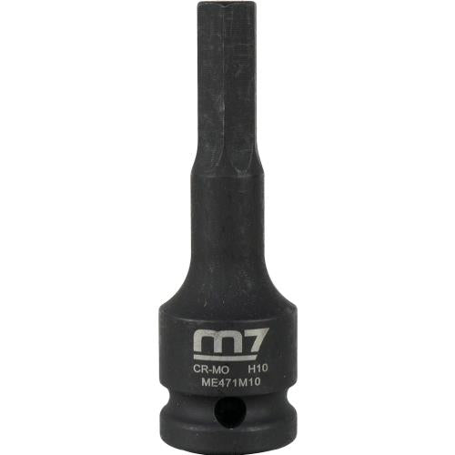 M7 Impact In Hex Socket, 1/2in Drive, 10mm
