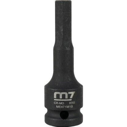 M7 Impact In Hex Socket, 1/2in Drive, 10mm