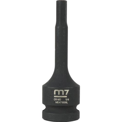 M7 Impact In Hex Socket, 1/2in Drive, 1/4in