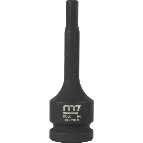 M7 Impact In Hex Socket, 1/2in Drive, 1/4in