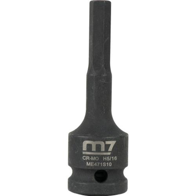M7 Impact In Hex Socket, 1/2in Drive, 5/16in