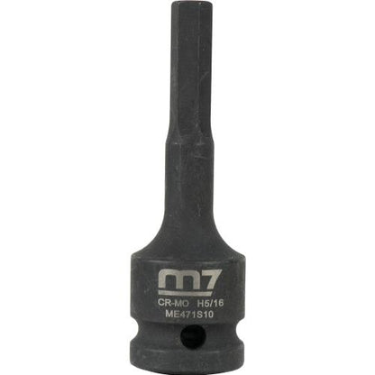 M7 Impact In Hex Socket, 1/2in Drive, 5/16in