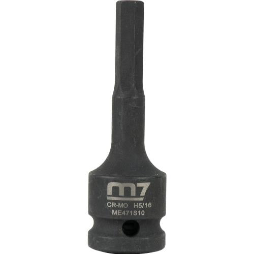 M7 Impact In Hex Socket, 1/2in Drive, 5/16in