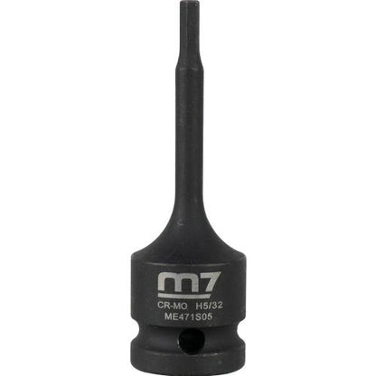 M7 Impact In Hex Socket, 1/2in Drive,  5/32in
