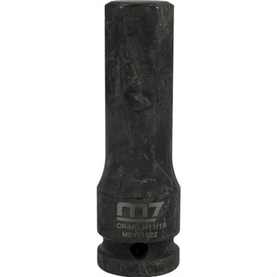 M7 Impact In Hex Socket, 1/2in Drive, 11/16in