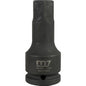 M7 Impact In Hex Socket, 3/4in Drive, 24mm