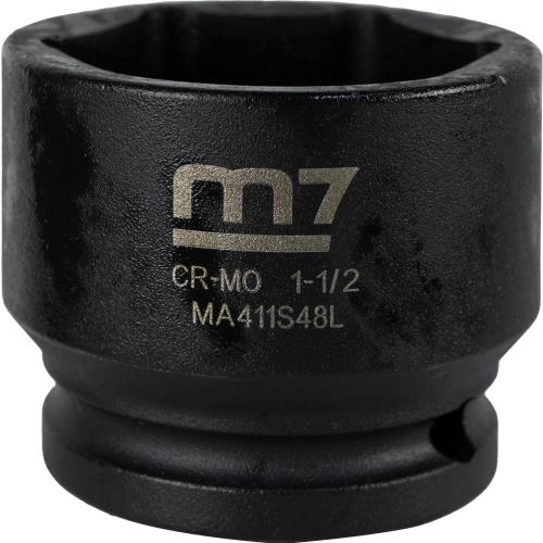 M7 Impact Socket 1/2in Dr. 1-1/2in