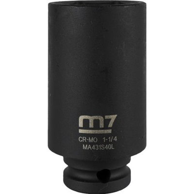 M7 Deep Impact Socket 1/2in Dr. 1-1/4in