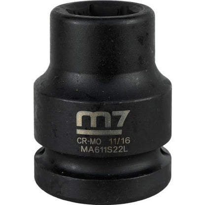 M7 Impact Socket 3/4in Dr. 11/16in