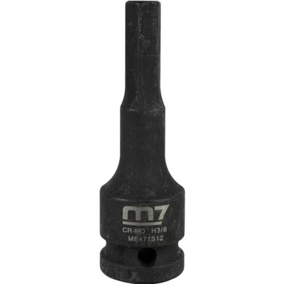 M7 Impact In Hex Socket, 1/2in Drive, 3/8in