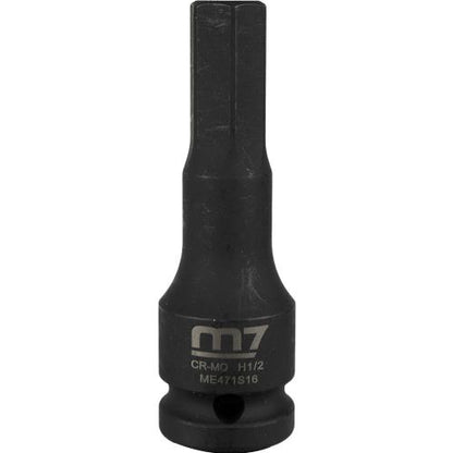 M7 Impact In Hex Socket, 1/2in Drive, 1/2in